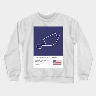 Long Beach Street Circuit [info] Crewneck Sweatshirt